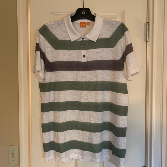 hugo boss purple polo shirt